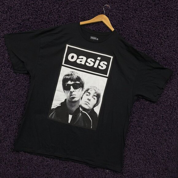 Oasis Definitely Maybe Gallagher Brothers Band T-Shirt 2XL - Picture 3 of 4
